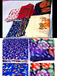 Elegant Floral Sarees