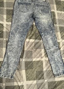 Acid Wash Denim Jeans