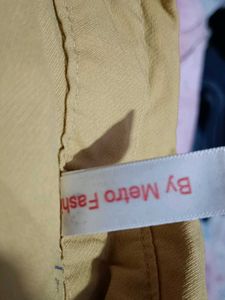 Yellow Tie-Front Shirt