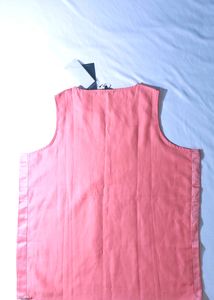 Arrow Coral Semi-formal V-shape Neckline Top