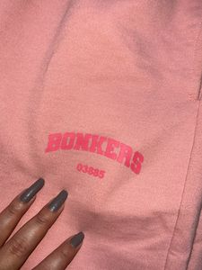Bonkers Peach Color Track Pants