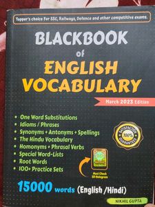 Black Book of English  Vocabulary 2023