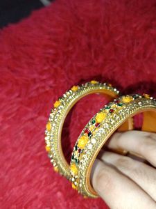 Beautiful Haldi Ceremony Bangles