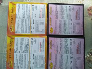 Wonder Brand Balushahi 2Pack Of 200GM MRP Each 50=100&amp; Kamal Brand Gulab Jamun 200GM Each, MRP 120=240