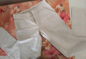 Beige Trousers For men