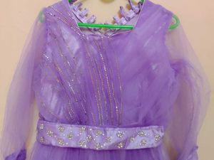 Lavender Tulle Party Dress