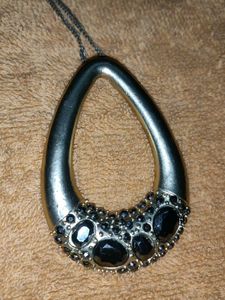 Pendant with Black Stones