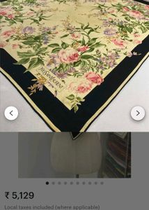 Vintage Yves Saint Laurent Silk Scarf/Bandana