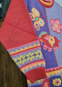Coral Red Sweater