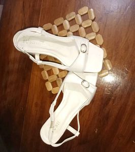 Elegant White Slingbacks