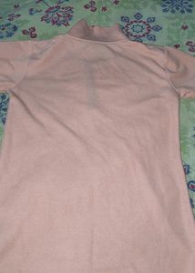 Twizt T Shirt For Girls (S) Orange Solid