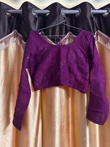 Purple Lehenga Choli With Duppata