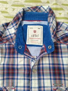 Large Size Checked Shirt