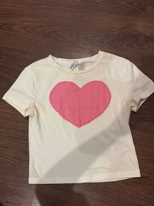 H&M Heart Crop Top