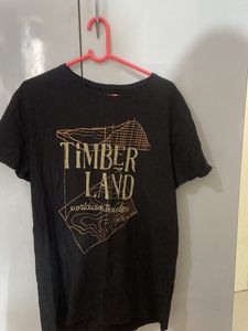 Branded Timberland Black Unisex T-shirt
