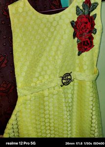 Yellow Lace Dress