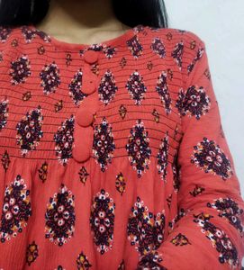 An Empire Top, With Multicolour and Stretchable.