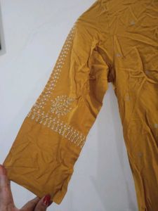 Mustard Kurta