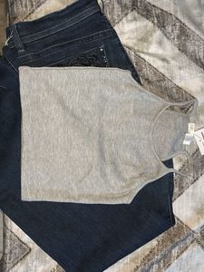 Classic Grey Halter Neck Crop Top - Get Free Jewel