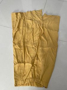 Outfit Combo Mustard Yellow Skirt With Free Top