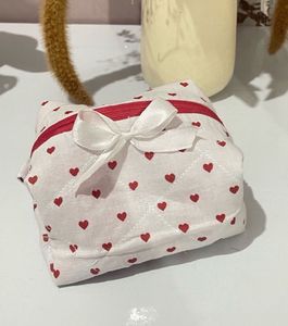Heart Print Pouch