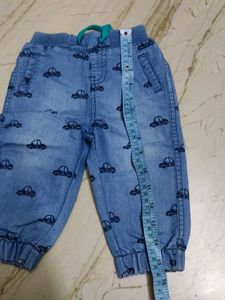 Cute Car Print Baby Pants
