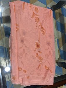 Flower prints Synthetic saree