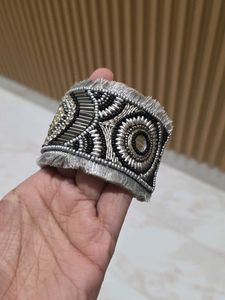 Black Beads Stones Bracelet