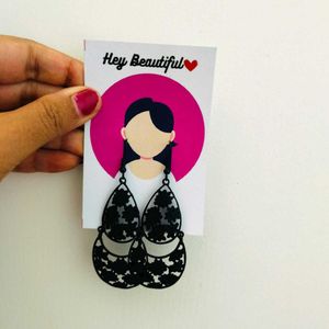 Statement Drop Earrings - 2 Pairs