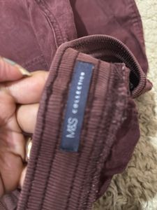 Very Cool Wine Burgundy Coloured Culottes