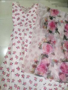 Anarkali With Dupatta