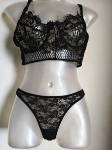 36"-38"Lace Lingerie Set