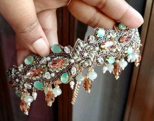 Crystal Beaded Choker necklace