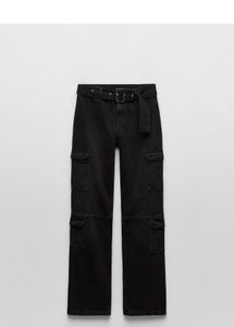 Belted Cargo Jeans Zara Size Euro 40