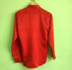 Red Satin Shirt ( Men )