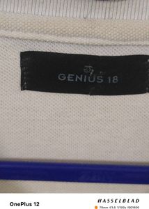 Good Condition Color Block Polo Shirt 42 L