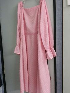 Pink Polka Dot Dress