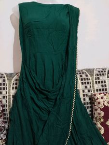 Green Mehndi Gown