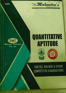 Quantitative Aptitude Book