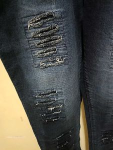 Distressed Denim Overalls