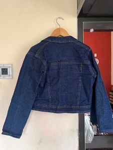 Denim Cropped Jacket