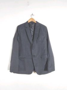 Womens Gray Two-Piece Suit