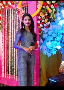 Glittery Bodyfitted Jumpsuit