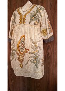 Embroidered Tunic Dress