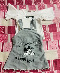 Cute Kids' Outfit Set For Girls