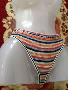 Striped Women's Thong