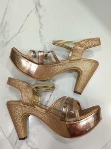3 Inch shimmer Heel