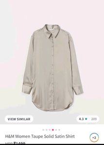 H&amp;M Satin Shirt