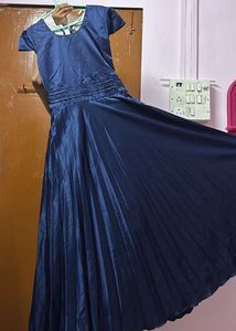 Elegant Navy Blue Maxi Dress