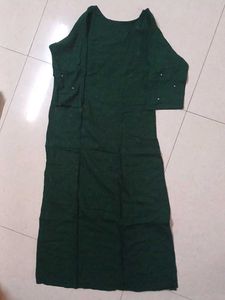Green Embellished Kurta